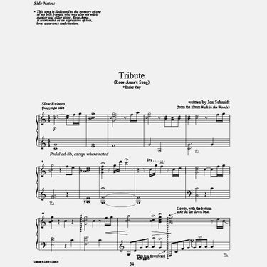 Tribute (Easy) - PDF
